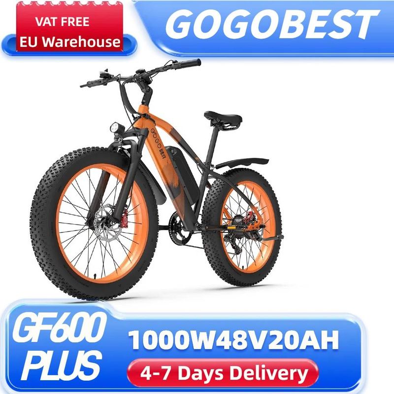 GOGOBEST GF600 PLUS 26" mägijalgratas 1000W mootoriga 48V 20Ah akuga_voghion.com