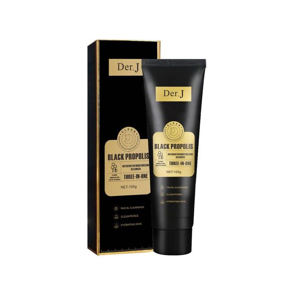 Lotion nettoyante hydratante à la propolis noire Der.j : hydratation profonde, peau hydratée et nettoyant doux pour le visage_voghion.com
