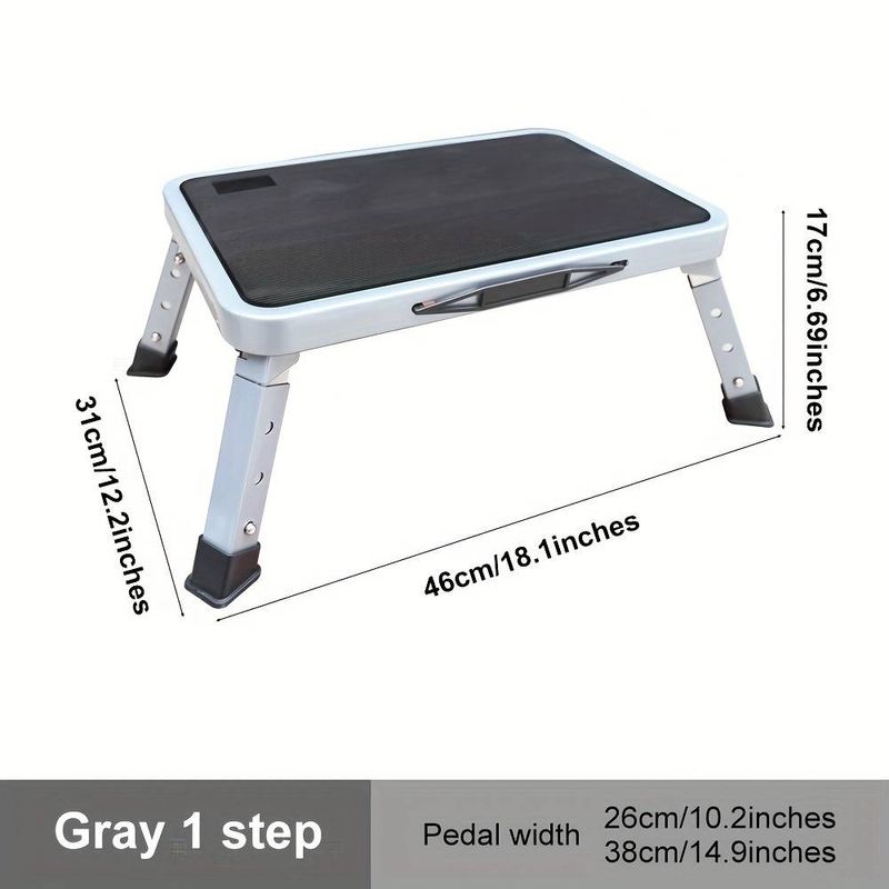 1 sgabello in ferro, universale, pieghevole, portatile, durevole, per casa, bagno, cucina, ufficio_voghion.com