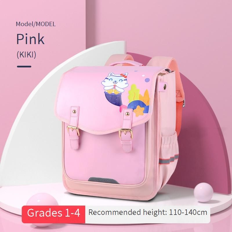 Sacs à dos pour enfants, sac à dos de protection, sac à dos pour enfants, garçons et filles, première, deuxième, troisième et quatrième année, sac à dos en cuir noble et tendance_voghion.com