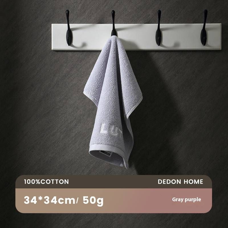 Asciugamano viso in cotone di alta qualità, 35x35 cm: fazzoletto quadrato ultra morbido e ad assorbimento rapido per una delicata cura della pelle (5 colori, 50 g di peso leggero)_voghion.com