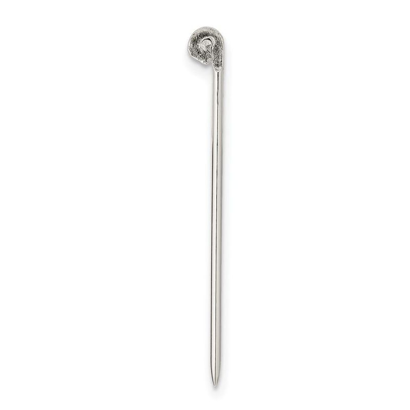 Sterling Silver 1 1/4 Inch Assembled Pin Setting_voghion.com
