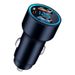 100W Super Fast Car Charger With Digital Display, Triple USB Ports & Type-C, Metal Cigarette Lighter Adapter For Quick Charging In Vehicles_voghion.com
