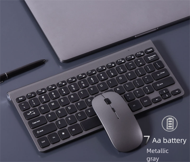 Set di mouse wireless per computer portatile, tastiera esterna universale, senza unità, plug and play_voghion.com