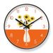 Yipula 6403 Fresh Floral Wall Living Room Simple Silent Sweep Second Quartz Clock_voghion.com