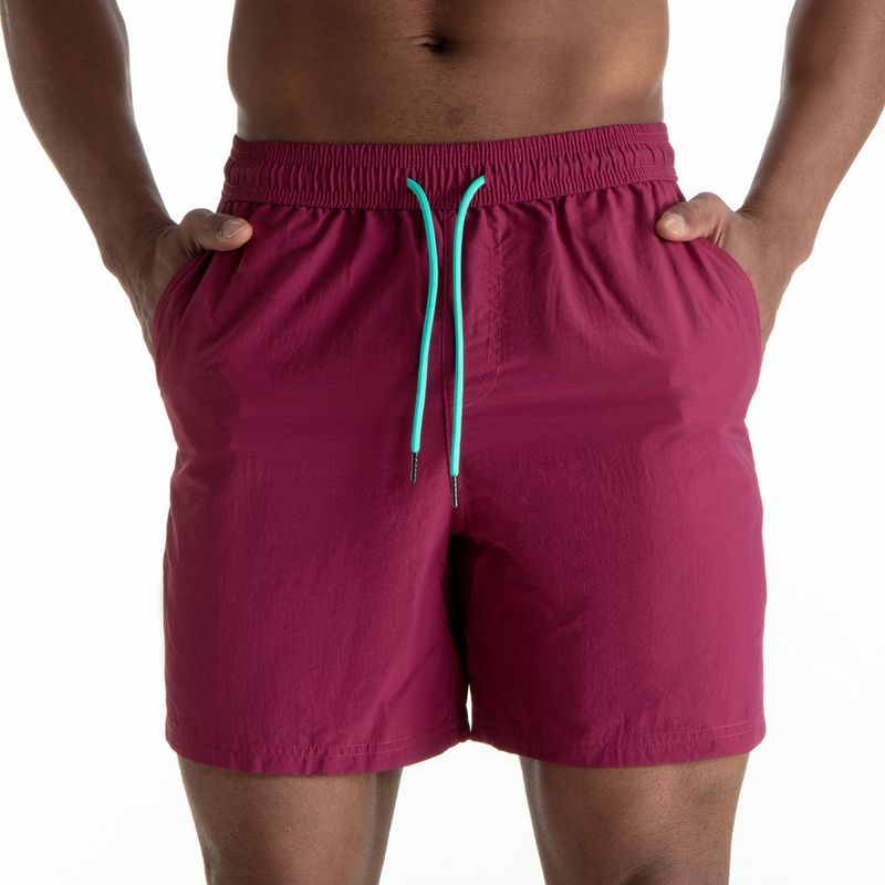 Erkek Moda Mayo Şortu - Sürtünmeye Karşı Dayanıklı Astar ve Fermuarlı Arka Cep (Çabuk Kuruyan Kontrast Renkli Plaja Hazır S-XXL)​​_voghion.com