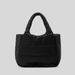 Women's Bags New Nylon Quilted Cotton Tote Bag Women's Striped Lightweight Down Cotton Shoulder Messenger Bag Handbag_voghion.com
