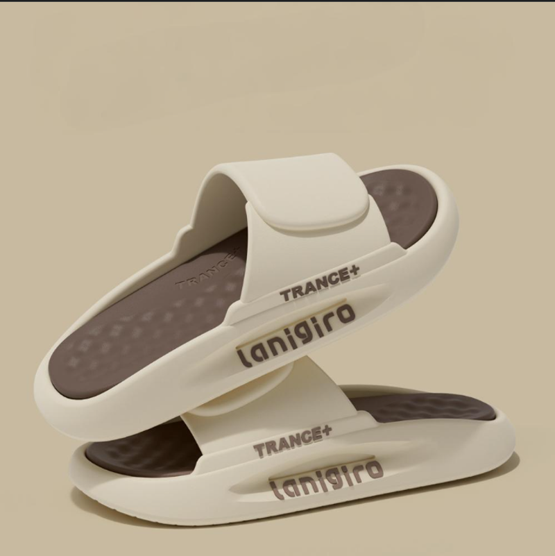 Men’s Shoes Sports Letter Style Outdoor Sandals For Women Summer Non Slip Beach Shoes Bathroom Slippers Outdoor Wear Resistant Slippers For Men_voghion.com