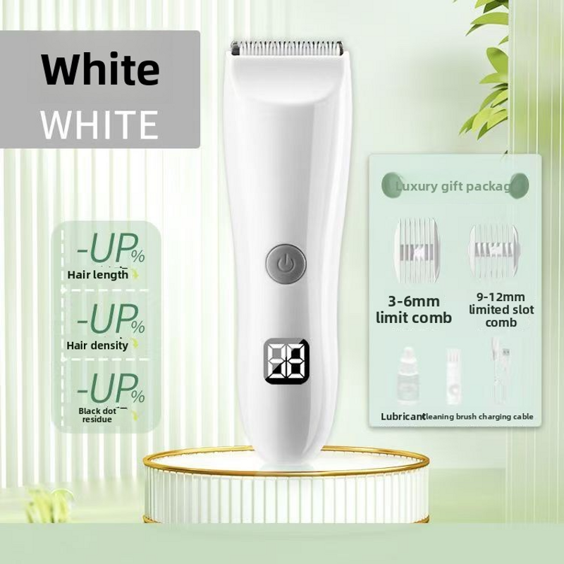 Waterproof Bikini Trimmer For Women & Men - Painless Hair Removal For Sensitive Areas & Underarms_voghion.com