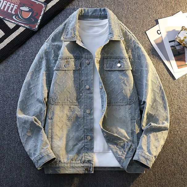 Vintage Washed Denim Jacket With Hood - Slim Fit Casual Coat For Men & Women | Lightweight Spring/Fall Outerwear (M-3XL)_voghion.com