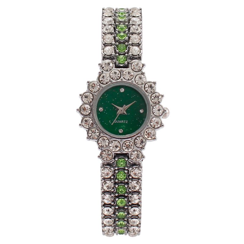 Women's Watch With Colorful Bracelet, Fashionable Diamond-Studded Quartz_voghion.com