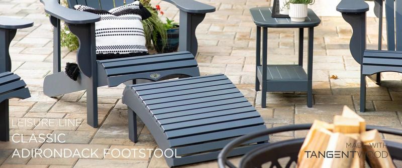 Leisure Line Adirondack Footstool By Tangent_voghion.com