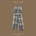 Korean Style Plaid For Women Winter 2025 New High-end Versatile Warm Neck Scarf Student Couple Shawl Dual-use_voghion.com