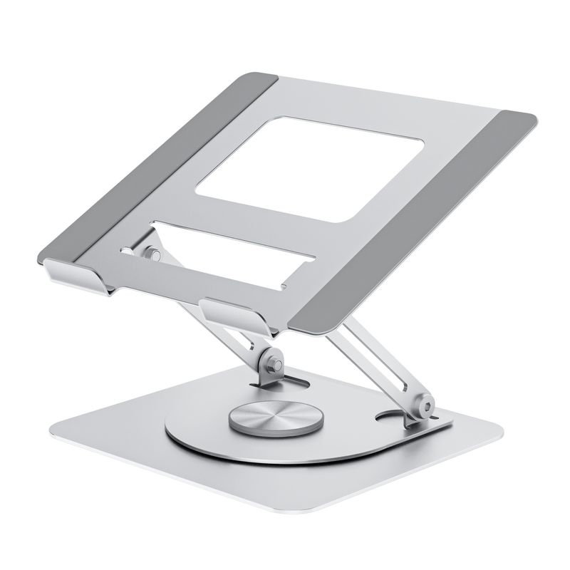 Aluminum Alloy Z44 Carbon Steel Laptop Rotating Cooling Adjustable Height Foldable Heightening Stand_voghion.com
