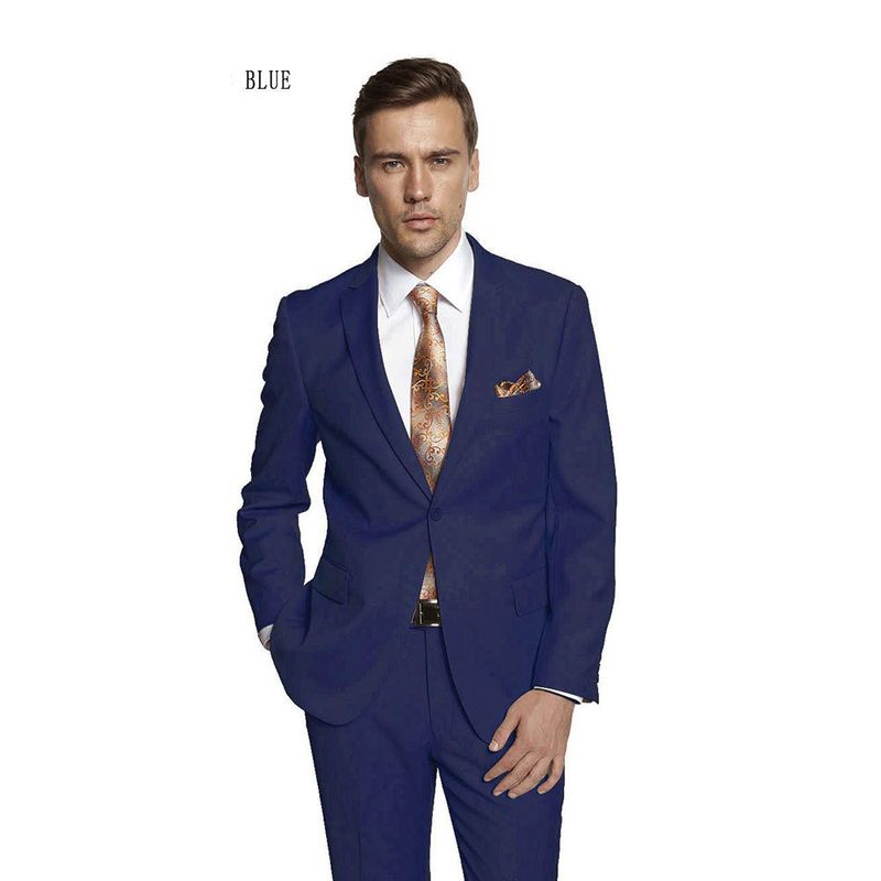Men's Clothing High End Casual Men's Suits, One Button Slim Fit Groom And Best Man Dress, Two Piece Suit_voghion.com