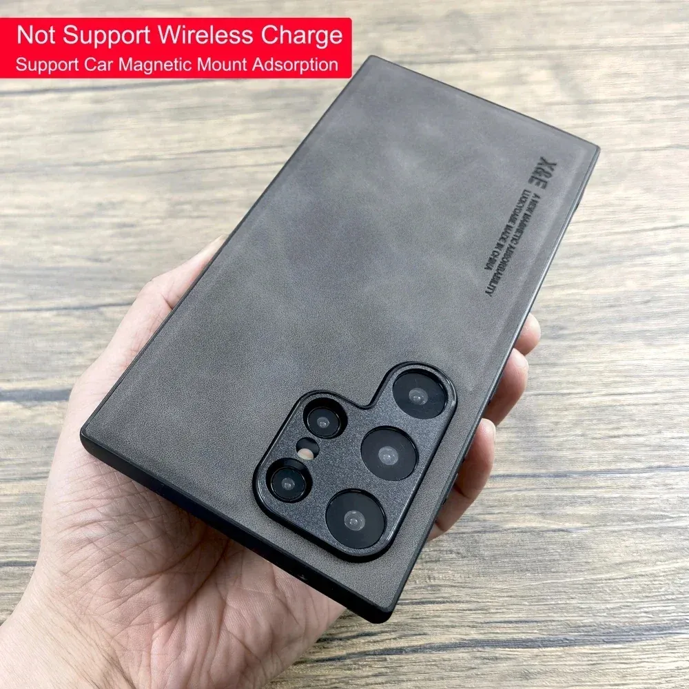 Vintage Leather Case For Samsung Galaxy S25 S24 S23 S22 S21 S20 Ultra Plus FE A55 A54 A53 A52 S 23 24 25 Car Holder Back_voghion.com