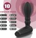 Automatischer aufblasbarer Analvibrator – BOMBEX Eric Prostatamassagegerät mit 10 Vibrations- und Expansionsmodi, wiederaufladbarer vibrierender Hintern aus Silikon_voghion.com