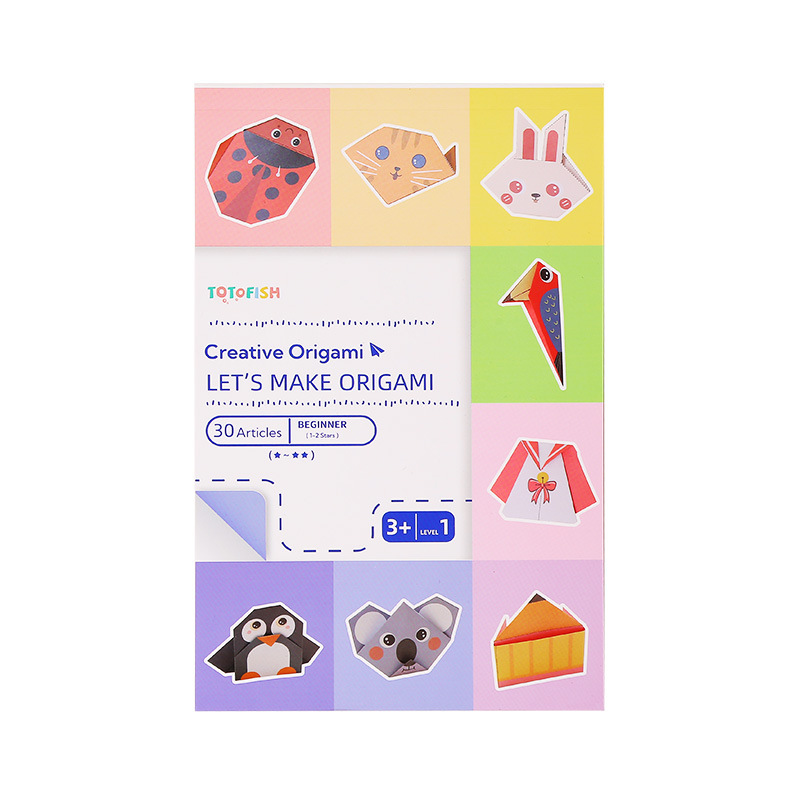 Tutu Fish Kids Origami Book - 3D Fun Paper Crafts For Ages 3-6, Creative & Educational DIY Activity, Colorful Step-by-Step Guide (English Edition)_voghion.com