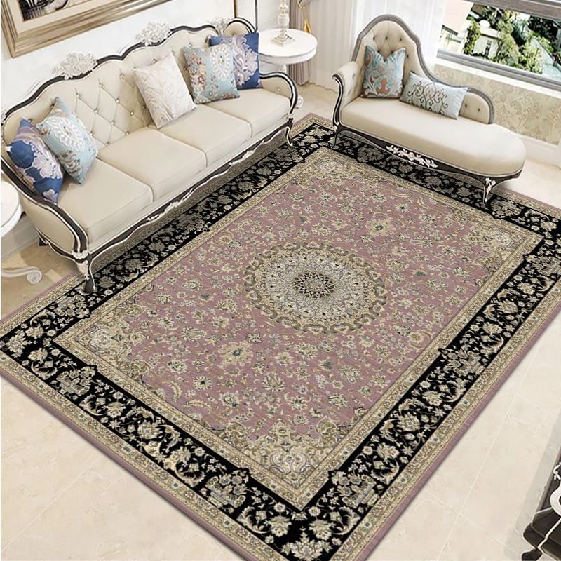 Light luxury living room carpet retro Persian bedroom bedside blanket home ethnic style coffee table floor mat sofa blanket_voghion.com