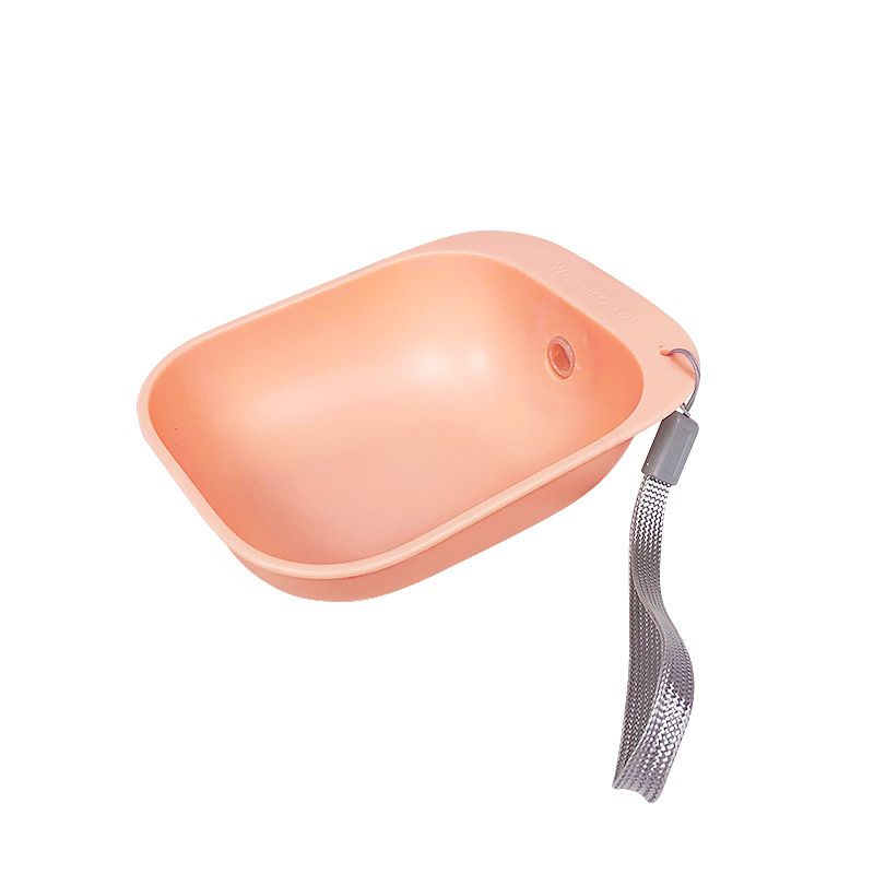 Lemmiklooma kaasaskantav pea, plastkauss, rippuv veejagaja, kassi ja koera õues joogitarbed_voghion.com