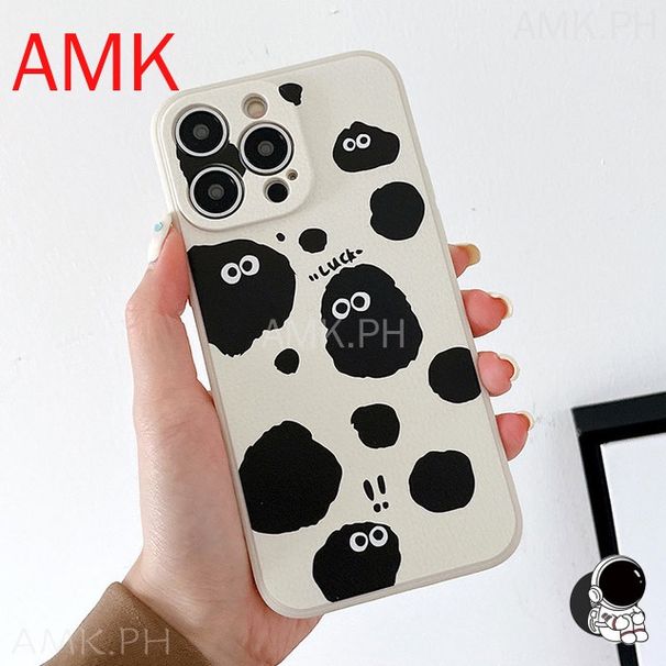 Samsung S24 S23 S22 S21 S20 FE S10 NOTE 10 20 LITE PRO ULTRA PLUS Χαριτωμένη θήκη προστασίας κάμερας με κινούμενα σχέδια Coal Ball Elf_voghion.com