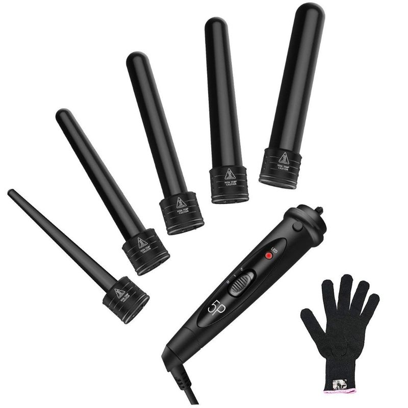 5 in 1 Lockenstab Multifunktionszylinder Rotierender professioneller Salon-Lockenwickler_voghion.com