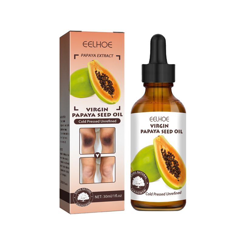 Olio di semi di papaia per la cura della pelle, caviglia, ginocchio, schiarimento del tono della pelle, scolorimento, essenza di annerimento delle articolazioni_voghion.com