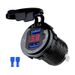 Hot Selling Metal QC3.0 Smart Fast Charging USB Port Motorcycle RV Modified Car Charger_voghion.com