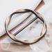 2024 Spring/Summer 5 Silk Scarf Loop Clip T-shirt Tie Clip, Women's Fashion Metal Circle Clip Garment Loop Holder_voghion.com