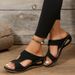 Women's fashion comfortable casual wedges wear sandals outside the beach_voghion.com