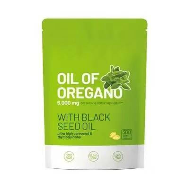 Oil Of Oregano Softgels With Black Seed Oil - 6000mg_voghion.com