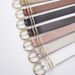 New European and American Women's Decorative Jeans Belt, Women's Luxury Sense, Versatile Fashion, Needle Button, Simple Pant Belt_voghion.com