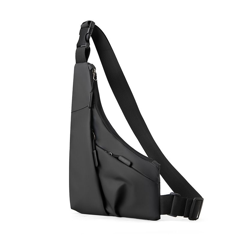 Nuova borsa antifurto per pistola aderente, borsa triangolare casual in pelle da uomo, borsa a tracolla sinistra e destra, borsa casual da petto_voghion.com