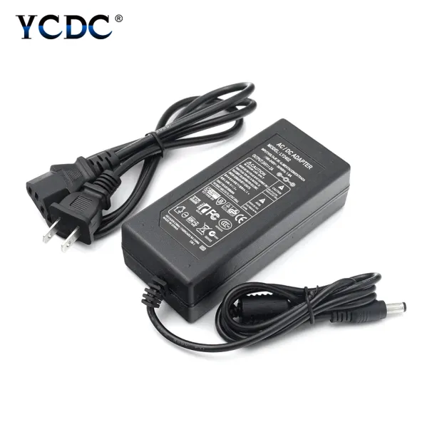 DC 24V 2A US/EU/UK/AU Plug Charger Universal AC100-240V To DC 24V 2A Power Supply Adapter Converter Module Stable High Power_voghion.com