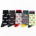 New Colorful Trendy Socks Mid High Cotton Socks Large Size Pattern Casual Trendy Couple Socks_voghion.com