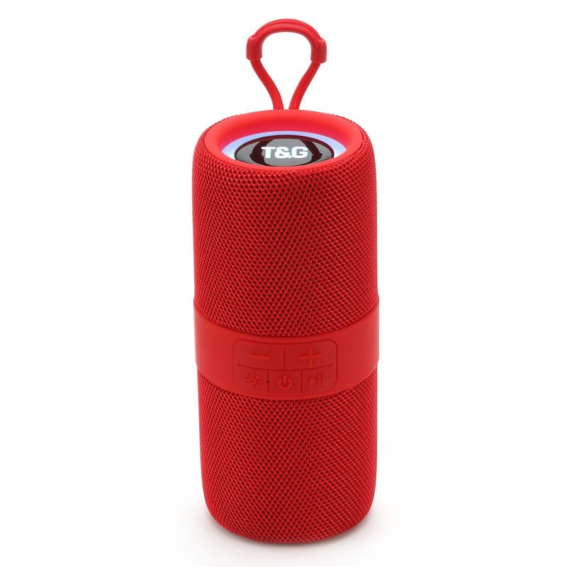 Altoparlante Bluetooth TG671 Cavo per appendere portatile senza fili Suono esterno portatile Subwoofer con luce a LED Selezione di piccoli regali_voghion.com