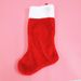 Lillian Hangable White Edge Red Short Plush Stockings Christmas Decorations Factory Direct Cross-Border_voghion.com