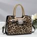 Borsa a tracolla in pelle lucida più venduta, elegante e semplice, con stampa leopardata, da donna, di alta qualità, con fiocco alla moda, 2025_voghion.com