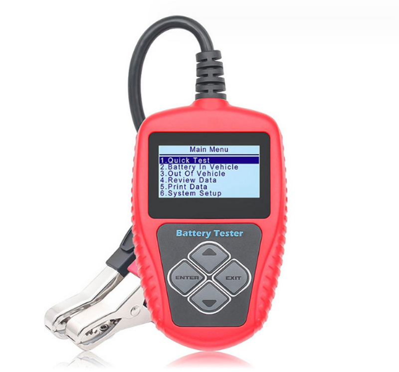 PSBA101 12V-24V Automotive Battery Tester 100-2000 CCA Load Tester Display 2.8in LED Charging Start System Test Battery Analyzer_voghion.com