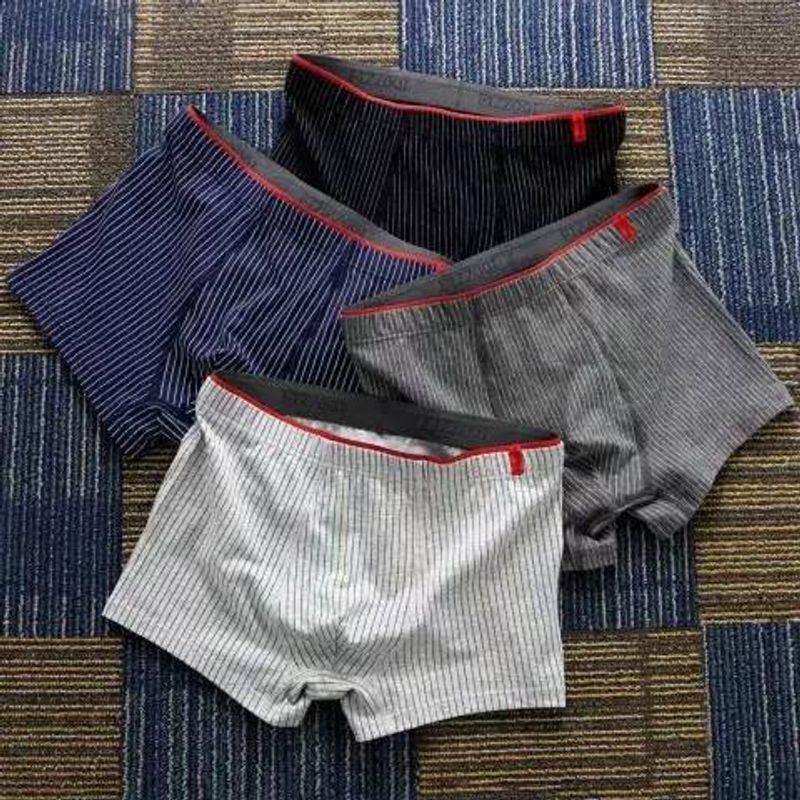 Calzoncillos bóxer para hombre, tallas L-4XL, color liso, transpirables, antimicrobianos, para adolescentes, estudiantes y jóvenes. Pantalones cortos deportivos atléticos._voghion.com