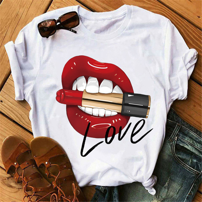 Mode Dameskleding Merk Afdrukken T-shirt Koppels Jurk Unisex T-shirt XS-4XL_voghion.com