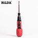 HILDA 3.6V Cordless Electric Screwdriver Set With Magnetic USB Charging, 4 Interchangeable Bits, Lightweight & Portable For Home DIY_voghion.com