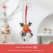Handmade Ceramic Christmas Ornaments – Santa, Reindeer & Snowman Hanging Decor (4 Unique Designs, Random Delivery, Non-Toxic Glaze)_voghion.com