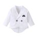 Ropa de bebé, vestido de caballero para bebés, esmoquin para niños, traje de mono, chaleco, traje para niños_voghion.com