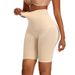 Nahtlose Shapewear-Shorts mit hoher Taille für Damen – Bauchkontrolle, Anti-Rolling, unsichtbar, Übergröße (XS-5XL, Hautfarben und Schwarz)_voghion.com