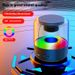 Private Model Intelligent Bluetooth Speaker, Wireless Subwoofer, Large Volume, Colorful Light, Portable Outdoor Home Use_voghion.com