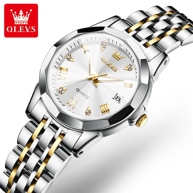 2023 neue OLEVS Marke Uhr Wasserdicht Glow Kalender Mode Quarzuhr Retro frauen Uhr_voghion.com