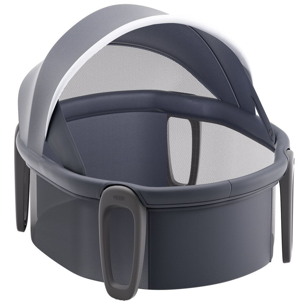 Portable Baby Bassinet On-The-Go Folding Baby Dome With Canopy And Toys_voghion.com