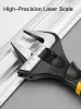 Chiave regolabile in acciaio inox Chiave universale Chiave da bagno Grande aperta Strumento di riparazione idraulica di alta qualità per uso domestico_voghion.com