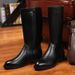 WalkPrime Riding Over-the-Knee Long Boots High Top Winter Fleece Men's Waterproof Casual Versatile Trendy_voghion.com